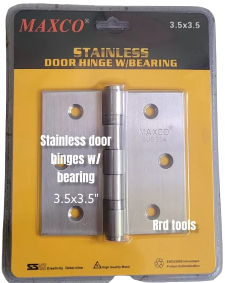 MAXCO DOOR HINGE SS 3X3 MAXCO DOOR HINGE SS 3X3