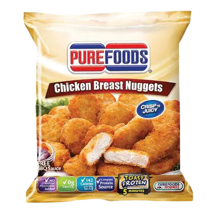 PUREFOODS CHICKEN BREAST NUGGETS 135G.