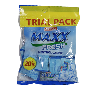 JACK N' JILL MAXX FRESH MENTHOL CANDY 20'S