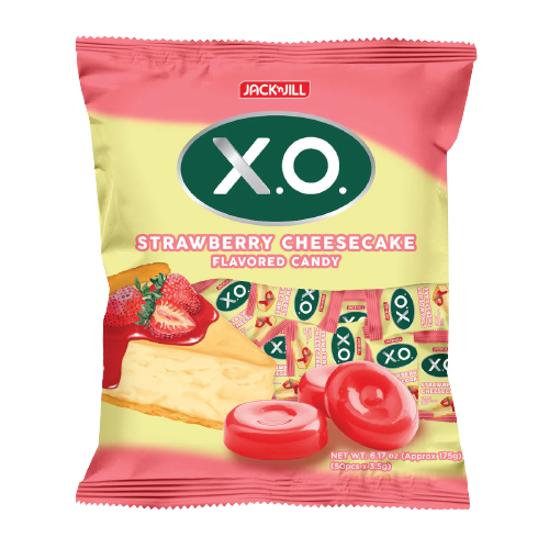 JACK N' JILL X.O STRAWBERRY CHEESECAKE 175GX50'S