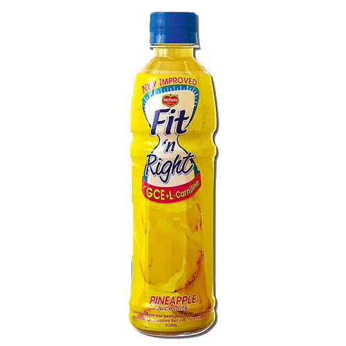 (Case) DEL MONTE FIT 'N RIGHT PINEAPPLE 330ML