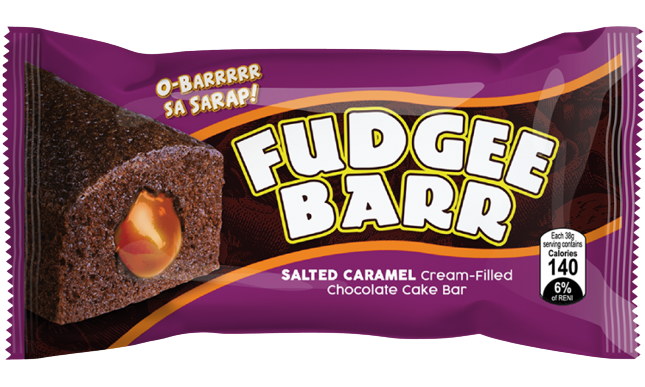 (Case) FUDGEE BARR SALTED CARAMEL 380GX10'S