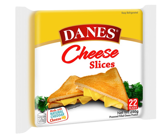 (Case) DANES CHEESE SLICES 250GX22'S (Case) DANES CHEESE SLICES 250GX22'S
