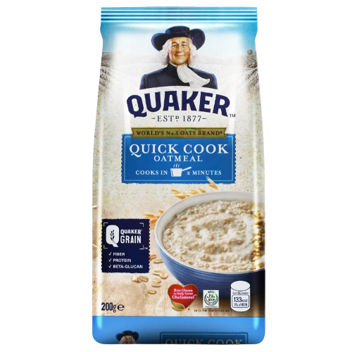 QUAKER QUICK COOK 200G. QUAKER QUICK COOK 200G.