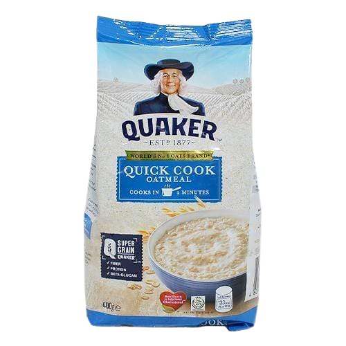 QUAKER QUICK COOK 400G. QUAKER QUICK COOK 400G.