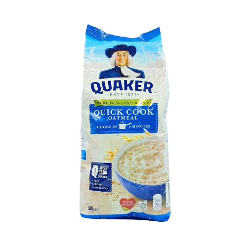 QUAKER QUICK COOK 800G. QUAKER QUICK COOK 800G.