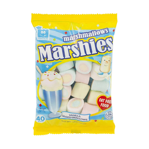 MARSHIES VANILLA MALLOWS 40G MARSHIES VANILLA MALLOWS 40G