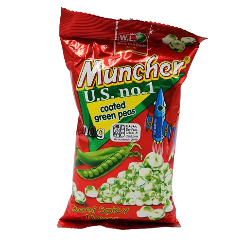 (Case) MUNCHER COATED GP BEEF SPICY 100G (Case) MUNCHER COATED GP BEEF SPICY 100G