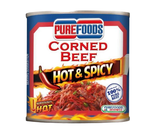 PUREFOODS CORNED BEFF HOT&SPICY 210G PUREFOODS CORNED BEFF HOT&SPICY 210G