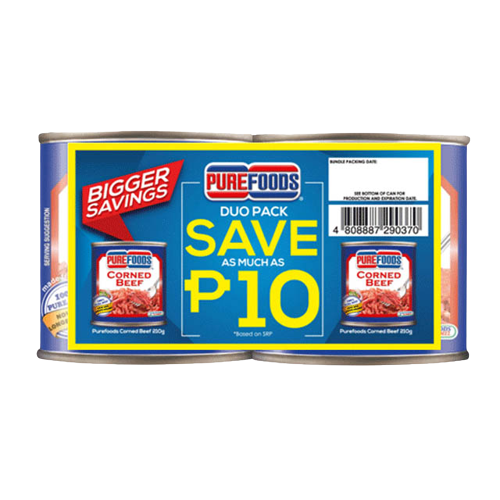 PUREFOODS CORNBEEF 210G X2 W/SAVE PUREFOODS CORNBEEF 210G X2 W/SAVE