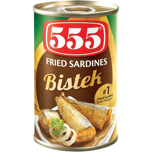 555 FRIED SARDINES BISTEK 155G