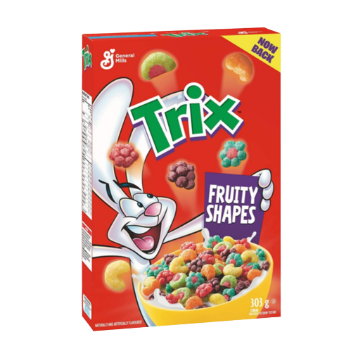 NESTLE TRIX FRUITY SHAPES 330G. NESTLE TRIX FRUITY SHAPES 330G.