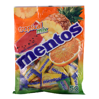 MENTOS TROPICAL MIX 50'S