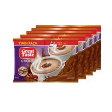 GREAT TASTE  CHOCO TWIN PACK 50GX5'S