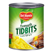 DEL MONTE PINEAPPLE TIDBITS 432G