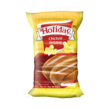 (Case) HOLIDAY CHICKEN HOTDOG JUMBO 1KG.