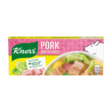 KNORR CUBES PORK 120G 12'S