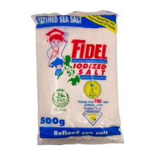 (Case) FIDEL IODIZED SALT R 500G.