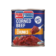 PUREFOODS CORNBEEF W/CHUNKS 380G