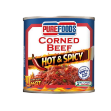 PUREFOODS CORNED BEFF HOT&SPICY 210G