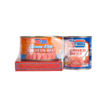PUREFOODS LUNCHEON MEAT 350G.&PUREFOODS CORNBEEF 210G.S10