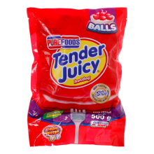 PUREFOODS TENDER JUICY HOTDOGBALLS 500G