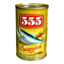 555 SARDINES SPANISH 155G
