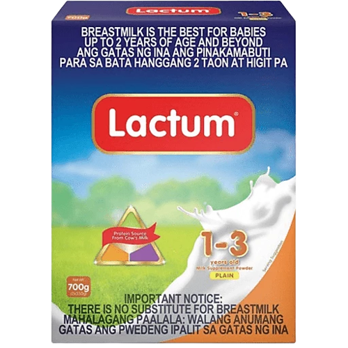 LACTUM 1-3 PLAIN 700G.