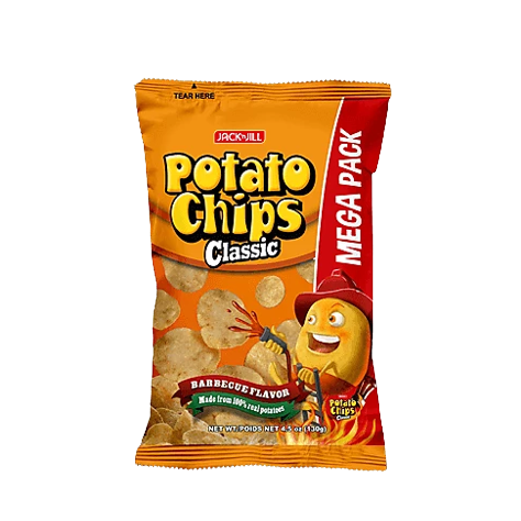 POTATO CHIPS BBQ 130G.