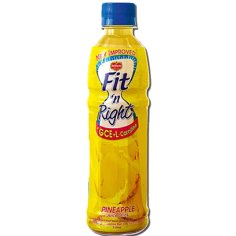 DEL MONTE FIT 'N RIGHT PINEAPPLE 330ML