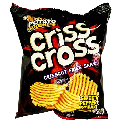 CRISS CROSS SWEET PEPPER STEAK 20G