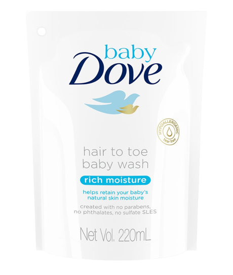 BABY DOVE HRT RICH MOISTURE 220ML