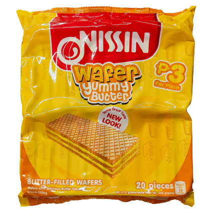NISSIN WAFER YBUTTER 20X12G