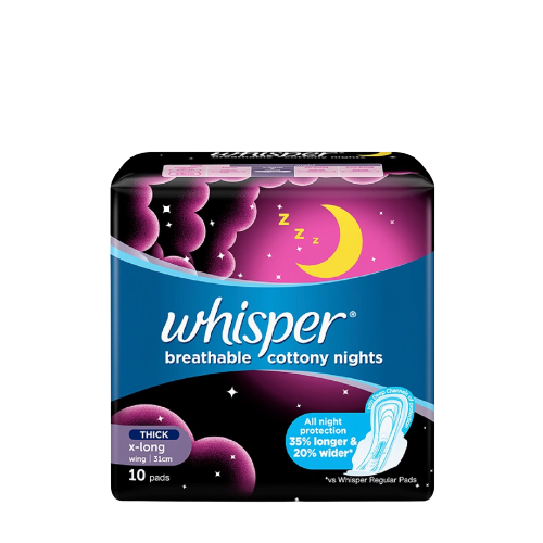 WHISPER COTTONY CLEAN X-LONG WX10'S
