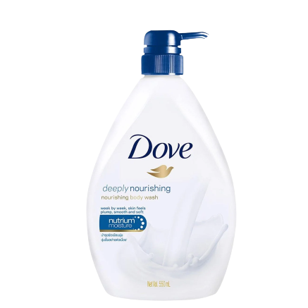 DOVE DEEPLY NOURISHING B.WASH 550ML