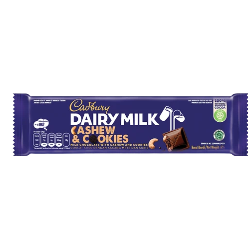 CUDBURY DEL MONTE CASHEW&COOKIES 62G